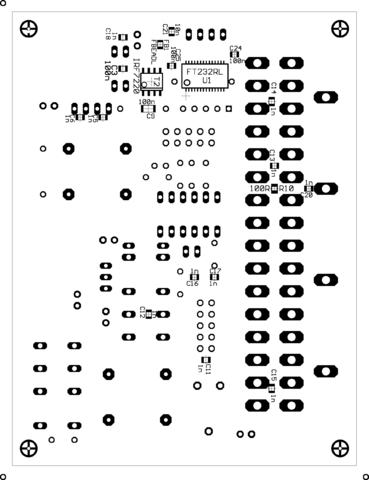 Components placement bottom